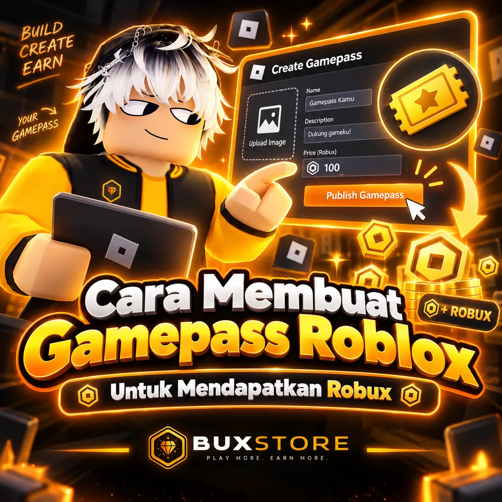 Cara Membuat Gamepass Roblox untuk Mendapatkan Robux