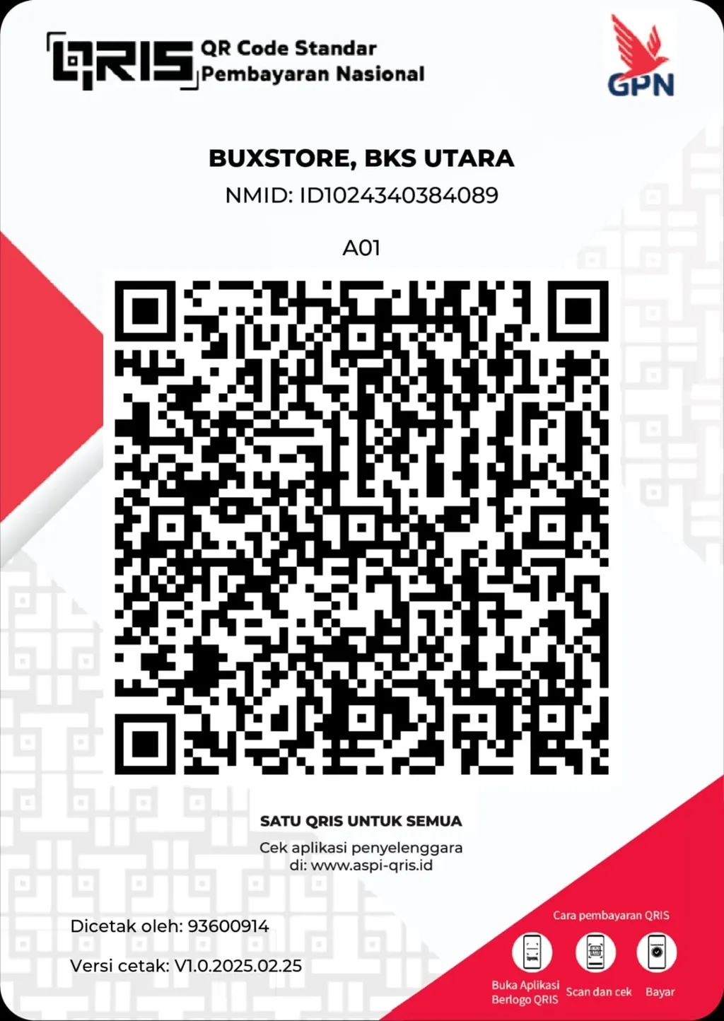 Qris Buxstore